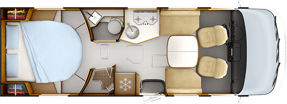 Tag-Grundriss RAPIDO 8096dF