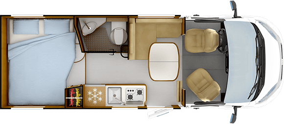 Tag-Grundriss RAPIDO C03