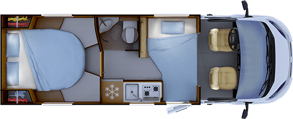 Nacht-Grundriss RAPIDO C50