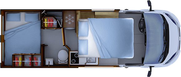 Nacht-Grundriss RAPIDO V65 XL