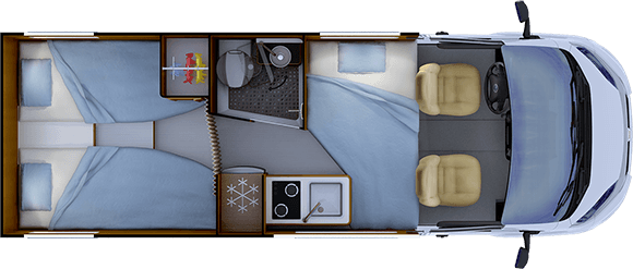 Nacht-Grundriss RAPIDO V68